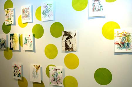 come and dance with me print installation view